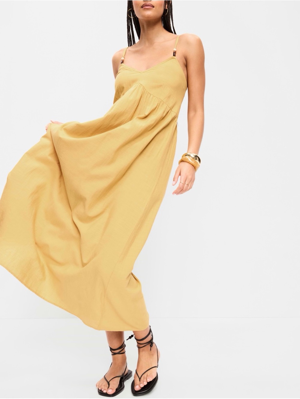 Sleeveless Boho Maxi Dress